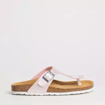 Розовые сабо из эко-кожи Velvet