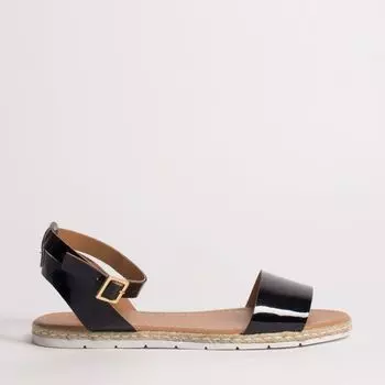 Черные сандалии из эко-кожи Calipso