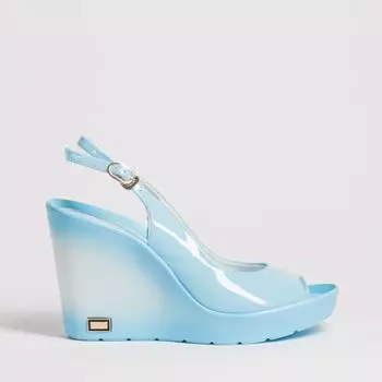 Голубые кожаные туфли Calipso