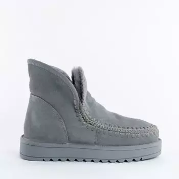 Серые угги из спилка Calipso