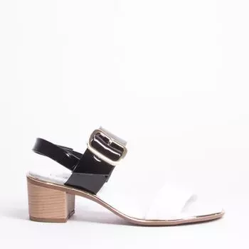 Черные лаковые босоножки Beira rio