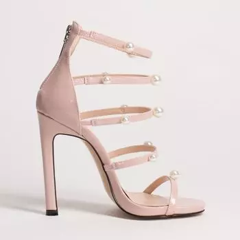 Розовые лаковые босоножки Calipso