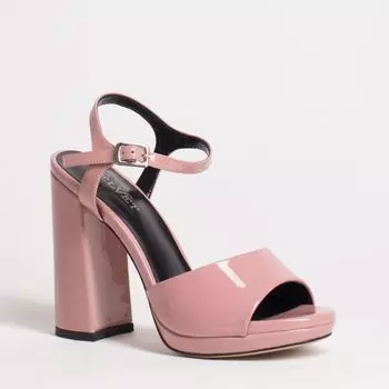 Розовые лаковые босоножки Calipso