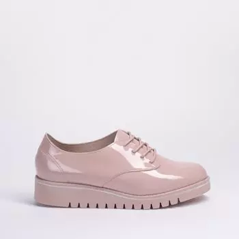 Розовые лаковые полуботинки Beira rio