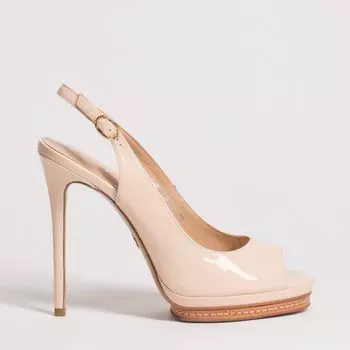 Бежевые лаковые туфли Calipso