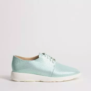 Мятные кроссовки из эко-кожи Calipso