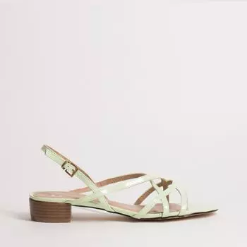 Мятные сандалии из эко-кожи Calipso