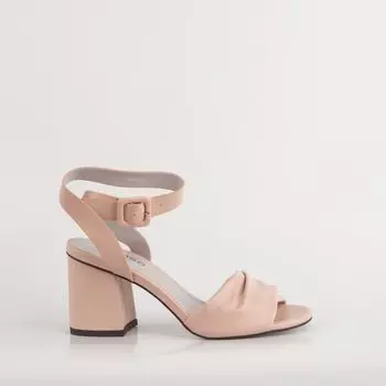 Персиковые босоножки из эко-кожи Calipso