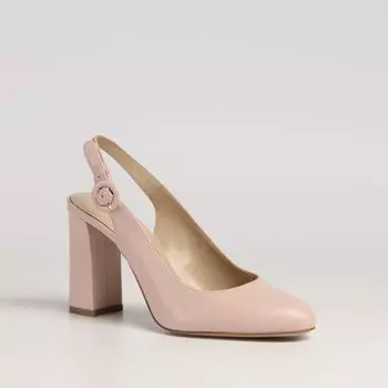 Розовые кожаные туфли Calipso