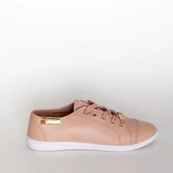 Розовые кеды из эко-кожи Moleca