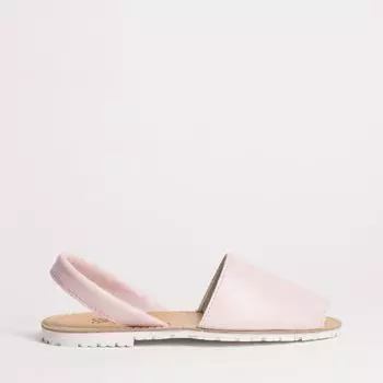 Розовые кожаные сандалии Velvet