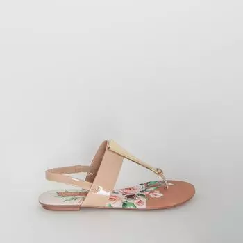 Розовые лаковые сандалии Beira rio