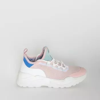 Розовые текстильные кеды Calipso