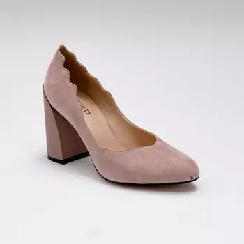 Розовые туфли из искусственного велюра Calipso