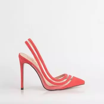 Розовые туфли из искусственного велюра Calipso