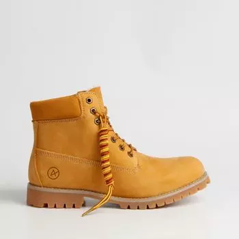 Рыжие кожаные ботинки Affex