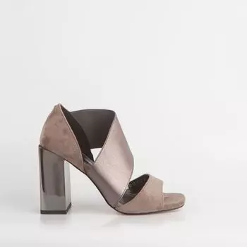 Серые босоножки из искусственного велюра Calipso