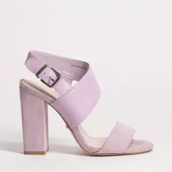 Серые босоножки из натурального велюра Calipso