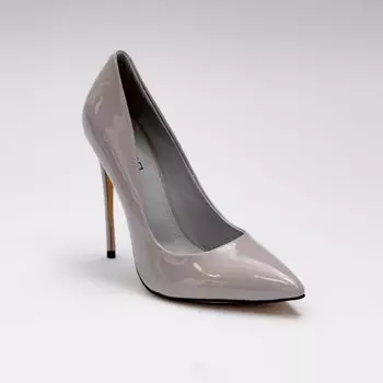 Серые лаковые туфли Calipso