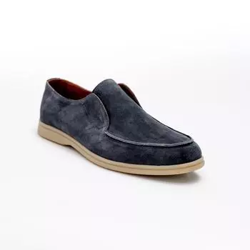 Серые полуботинки из натурального велюра Calipso