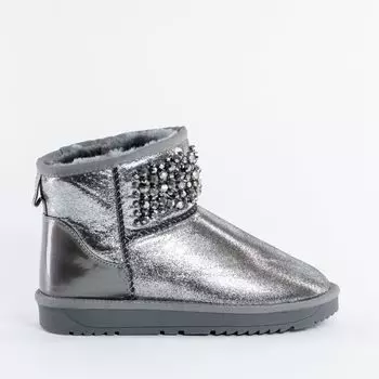 Серые текстильные угги Calipso