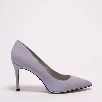 Серые туфли из натурального велюра Calipso