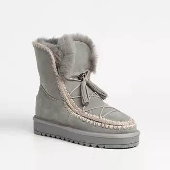 Серые угги из спилка Calipso