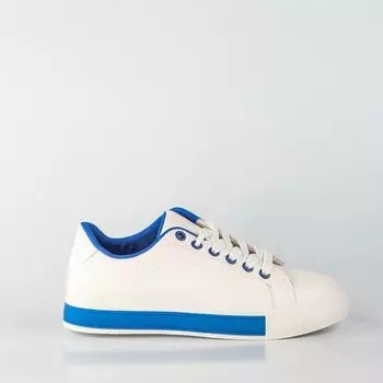 Синие кеды из эко-кожи Calipso