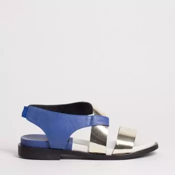 Синие кожаные сандалии Calipso