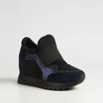 Синие кроссовки из натурального велюра Calipso