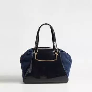 Синяя сумка из эко-кожи Velvet