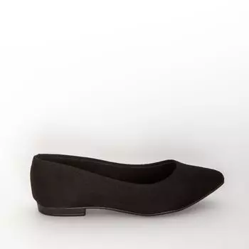 Черные текстильные балетки Beira rio