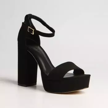 Черные текстильные босоножки Calipso