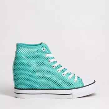 Бирюзовые текстильные кеды Calipso