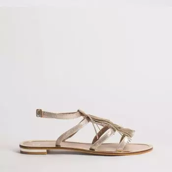 Желтые кожаные сандалии Calipso