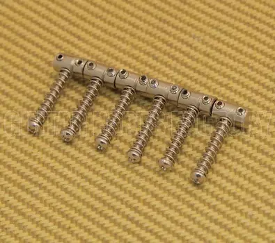 001-2297-049 Комплект седла для гитары Fender USA Vintage Telecaster RI 6 Bridge 001-2297-049 Fender USA Vintage Telecaster Guitar RI 6 Bridge Saddle Kit