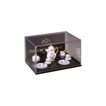 001.563/6 - Миниатюрный кофейный сервиз на 2 персоны "Лук" Reutter Miniaturen