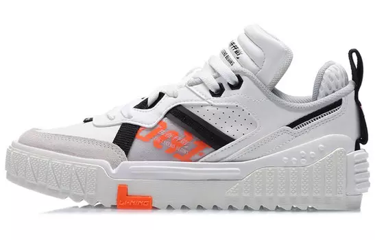 001 Кроссовки для скейтбординга женские, низкие, белые Lining