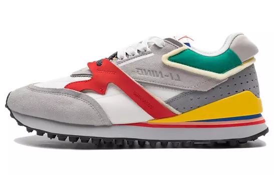 001 Кроссовки Lifestyle для мужчин с низким верхом, белые/серые Lining