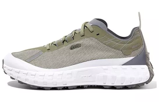 001 Кроссовки женские низкие Dusty Green Norda