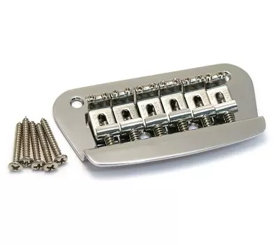 005-3378-049 Подлинная струна Toronado с логотипом через хромированный бридж для гитары Fender 005-3378-049 Genuine Logo Toronado String Thru Chrome Guitar Bridge