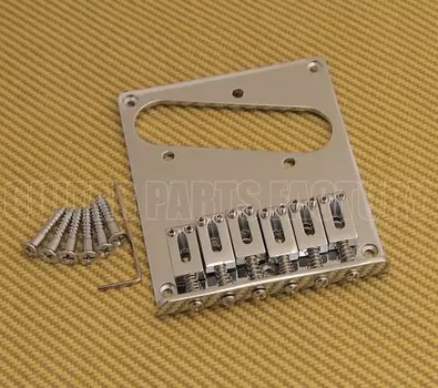 005-5104-000 Оригинальные седла Fender Squier Telecaster Tele Bridge Chrome Square Square 005-5104-000 Fender Squier Bridge Assembly Standard Tele CY Serial #
