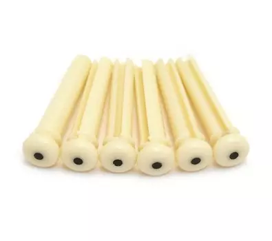 006-9557-000 Fender Cream Black Dot GDO GDP Бриджевые штифты для акустической гитары 006-9557-000 Fender Cream Black Dot GDO GDP Acoustic Guitar Bridge Pins