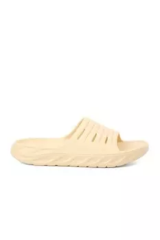 024 Бежевые мужские тапочки с ультра-однополосным ремешком Ayakmod