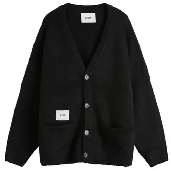 02 пушистый кардиган Wtaps, черный