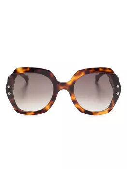 0314 солнцезащитные очки Carolina Herrera, коричневый