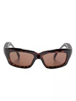 0385 солнцезащитные очки Balenciaga Eyewear, коричневый