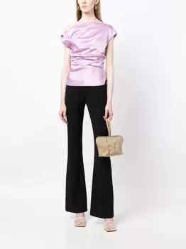 0711 клатч Seashell, коричневый