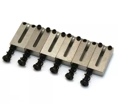 099-0840-000 Седла Fender Offset American Series Satin Chrome Strat/Tele 099-0840-000 Fender Offset American Series Satin Chrome Strat/Tele Saddles