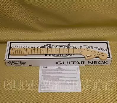 099-7702-921 Гитарный гриф Fender Classic Series '72 Tele Deluxe Maple, 21 лад в винтажном стиле 099-7702-921 Fender Classic Series '72 Tele Deluxe Maple Guitar Neck, 21 Vintage-Style Frets